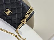 Chanel Wallet On Chain Woc Black Gold 19cm - 3