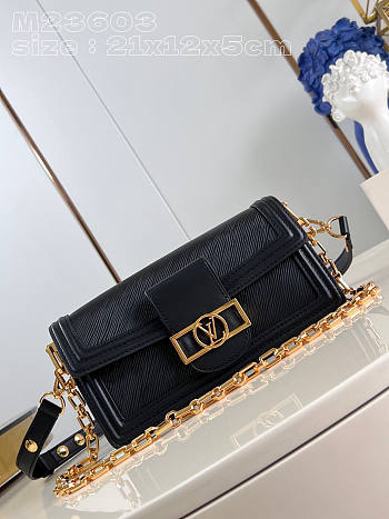 Louis Vuitton LV Dauphine East West Black 21 x 12 x 5 cm