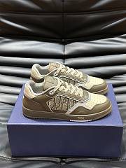 Dior B27 Low-Top Sneaker Khaki Beige Smooth - 1