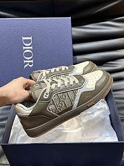 Dior B27 Low-Top Sneaker Khaki Beige Smooth - 3