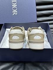 Dior B57 Mid-Top Sneaker Calfskin Beige White - 5