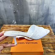 Louis Vuitton LV Revival Mule White Heel 5cm - 2