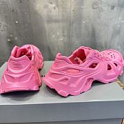 Balenciaga Caged Lace Up Pink Sneaker - 5