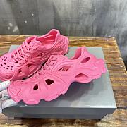 Balenciaga Caged Lace Up Pink Sneaker - 4