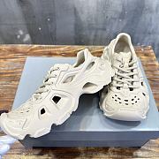 Balenciaga Caged Lace Up Beige Sneaker - 3