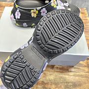 Balenciaga Flower Black Crocs - 2