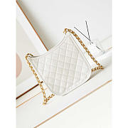 Chanel Hobo Handbag Washed White 24x22x6cm - 5