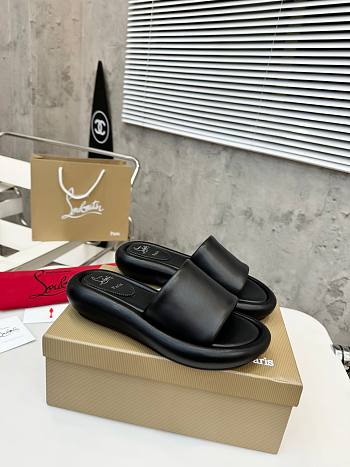 Christian Louboutin Black Slides