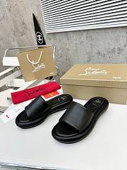 Christian Louboutin Black Slides - 3