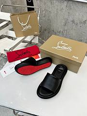 Christian Louboutin Black Slides - 2