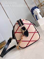 Louis Vuitton LV Speedy Bandoulière 20 Beige Red 20.5 x 13.5 x 12 cm - 2