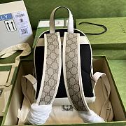 Gucci GG Supreme Ophidia Backpack White 21x29cm - 4