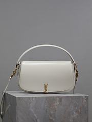 YSL Voltaire Mini Shoulder Bag White 21x11x4.5cm - 1