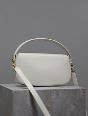 YSL Voltaire Mini Shoulder Bag White 21x11x4.5cm - 6