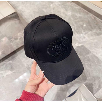 Prada Drill baseball cap in Black