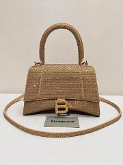 Balenciaga Hourglass Gold Top Handle Bag 23x10x24cm - 1