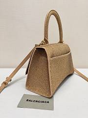 Balenciaga Hourglass Gold Top Handle Bag 23x10x24cm - 4