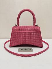 Balenciaga Hourglass Pink Top Handle Bag 23x10x24cm - 5