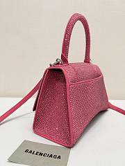 Balenciaga Hourglass Pink Top Handle Bag 23x10x24cm - 4