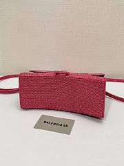 Balenciaga Hourglass Pink Top Handle Bag 23x10x24cm - 2