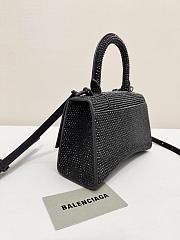 Balenciaga Hourglass Black Top Handle Bag 19x13x8cm - 4