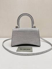 Balenciaga Hourglass Grey Top Handle Bag 19x13x8cm - 3