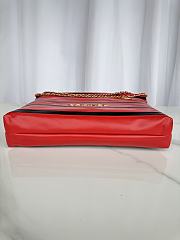 Chanel 22 Large Handbag Red Black 39x42x8cm - 6