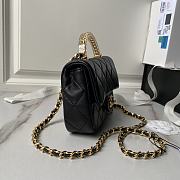 Chanel Mini CF 24S Black Gold 19x12x6cm - 4