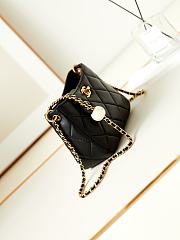 Chanel 24S Hobo Black Bag 13x18x7cm - 4