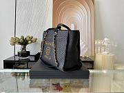 Chanel Shopping Tote Bag Black 39x20x29cm - 4