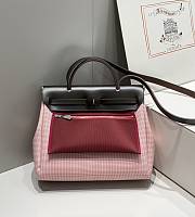 Hermes Herbag 31 Handbag Pink 31cm - 2