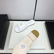 Chanel White Slides 04 - 5