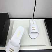 Chanel White Slides 04 - 4