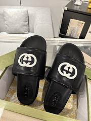 Gucci Black Slides - 3