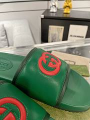 Gucci Green Slides - 5