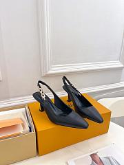 Louis Vuitton LV Sparkle Slingback Pump Black 6.5cm - 1