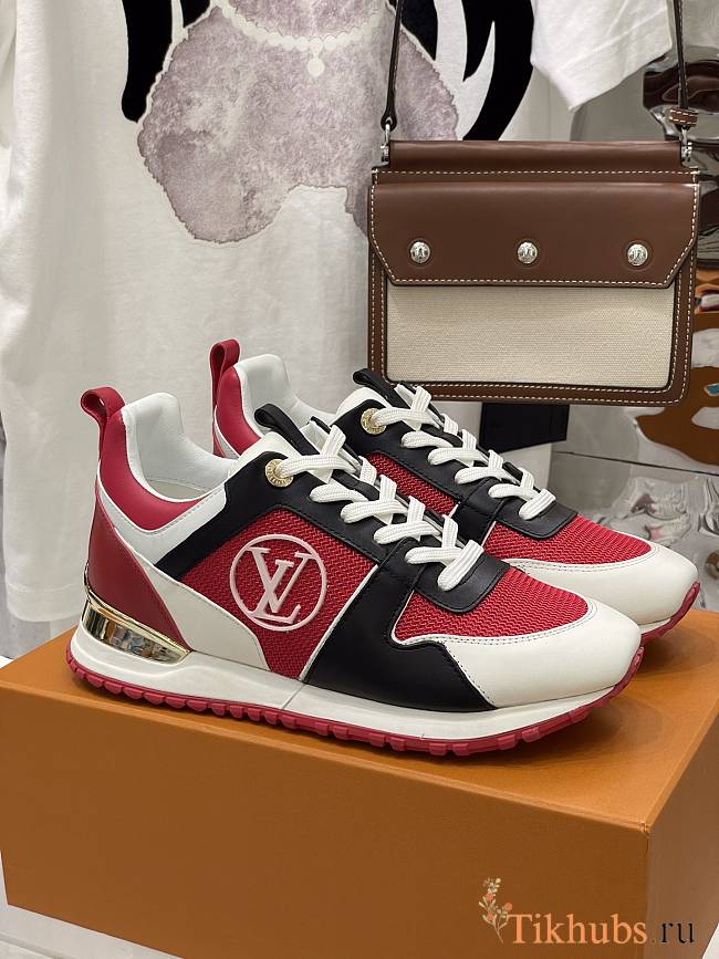 Louis Vuitton LV Run Away Red Sneakers - 1