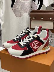 Louis Vuitton LV Run Away Red Sneakers - 5