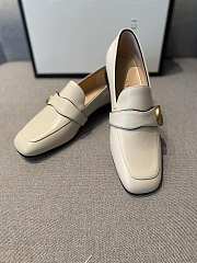 Gucci Leather Loafer Double G White - 4