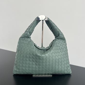 Bottega Veneta Small Hop Green Aloe 41x20.5x7.5cm