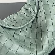 Bottega Veneta Small Hop Green Aloe 41x20.5x7.5cm - 2