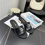 Chanel Black Sandal Heel 4cm - 1