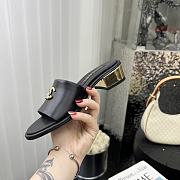 Chanel Black Sandal Heel 4cm - 5