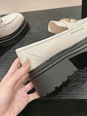 Chanel White Loafer - 4