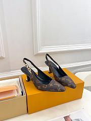 Louis Vuitton LV Sparkle Slingback Pump Monogram 6.5cm - 1