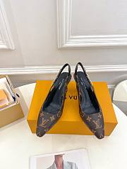 Louis Vuitton LV Sparkle Slingback Pump Monogram 6.5cm - 4