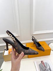 Louis Vuitton LV Sparkle Slingback Pump Monogram 6.5cm - 3