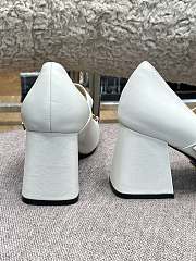 Gucci High White Heel Mary Jane Pumps 9cm - 4