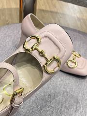 Gucci High Pink Heel Mary Jane Pumps 9cm - 3