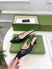 Gucci 45mm Black Slingback Pumps - 3